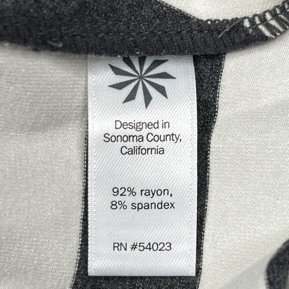 Atheta Ribbon Stripe Faux Wrap Tulip Hem Midi Size XS - NWOT - Picture 8 of 9